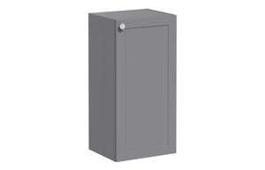VitrA Root Classic 40cm 1 Door Lower/Base Unit (RH Hinge) - Matt Grey
